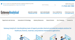 Desktop Screenshot of gatewayanalytical.com