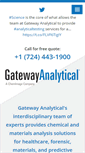 Mobile Screenshot of gatewayanalytical.com